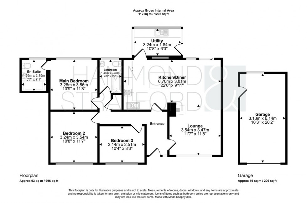 Floorplan for Anchor Corner, Little Ellingham
