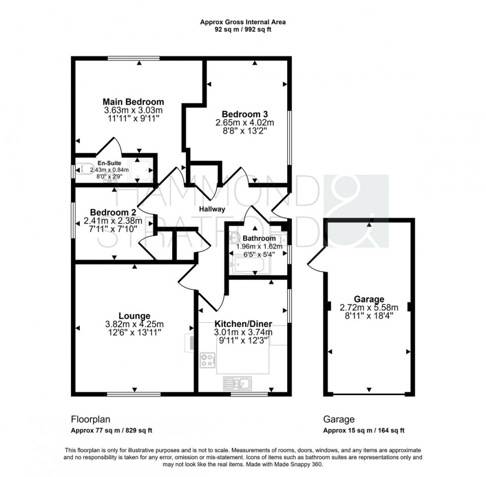 Floorplan for The Brecks, Attleborough