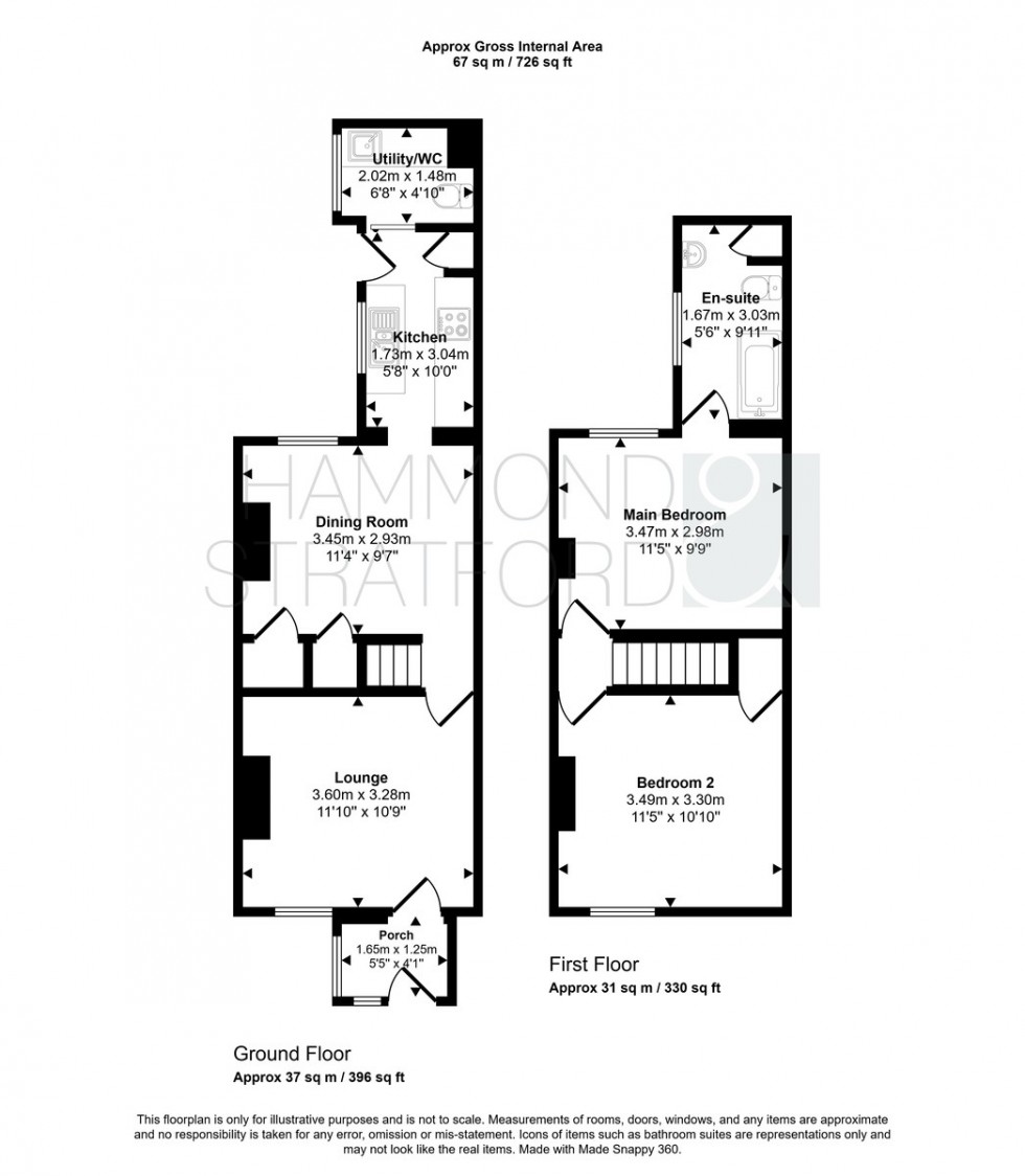 Floorplan for York Street, Golden Triangle