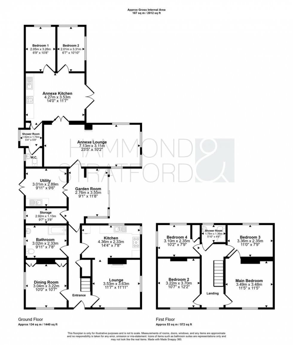 Floorplan for Church Street, Great Ellingham