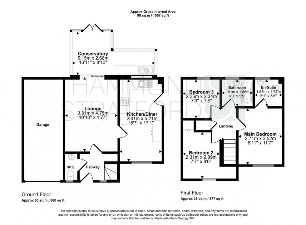 Floorplan for Lakeland Way, Hethersett