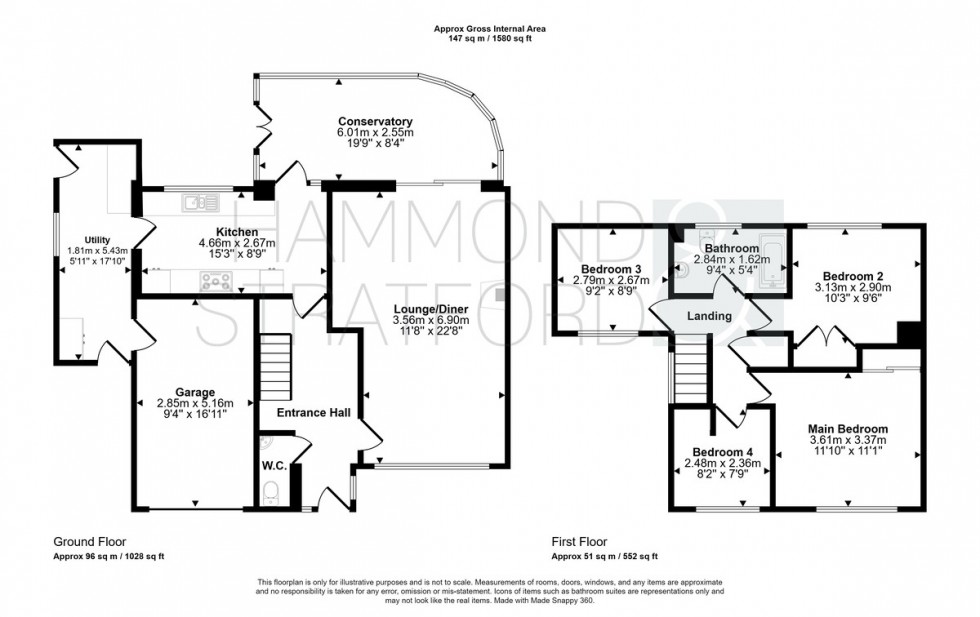 Floorplan for Elm Grove, Garboldisham
