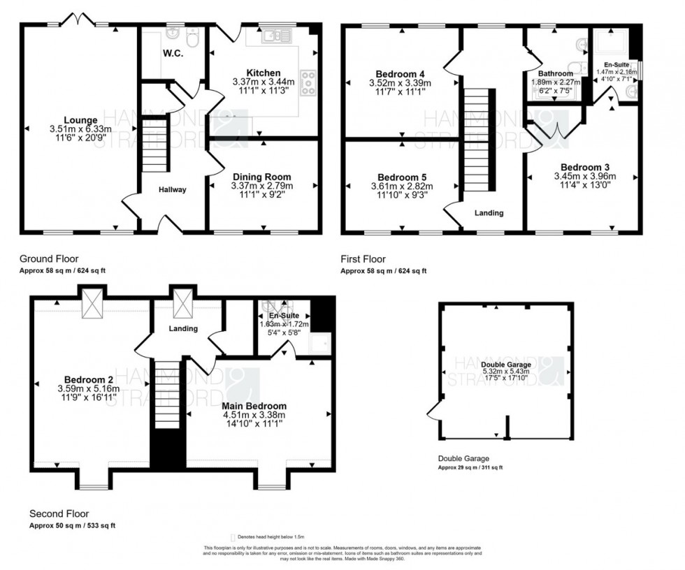 Floorplan for Freesia Way, Cringleford