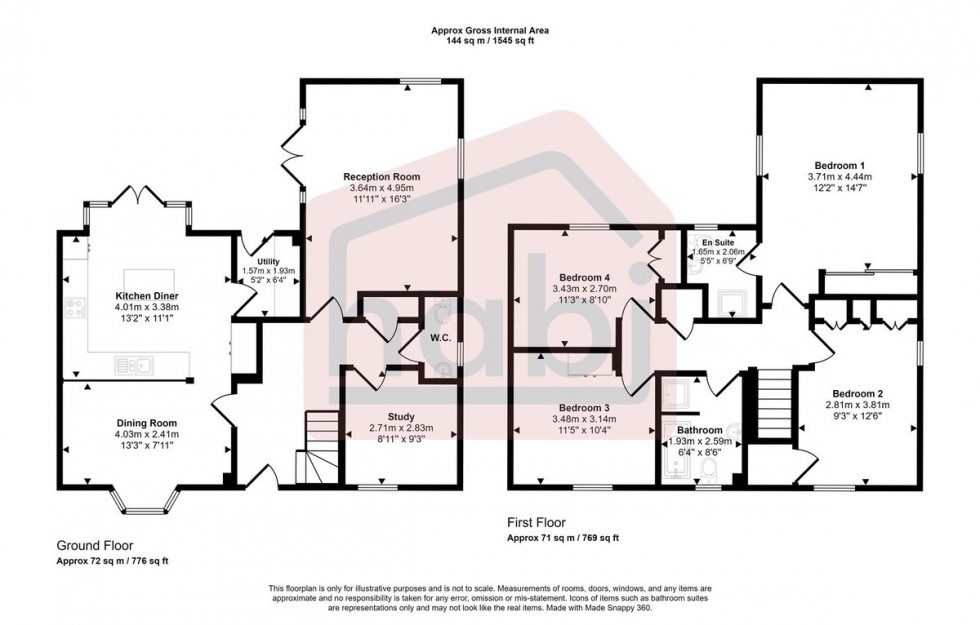 Floorplan for Cringleford, Norwich