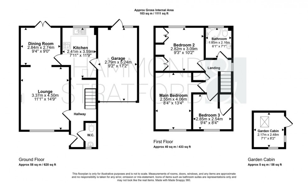 Floorplan for Humphreys Close, Forncett St Peter