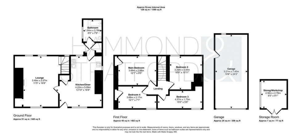 Floorplan for King Street, New Buckenham