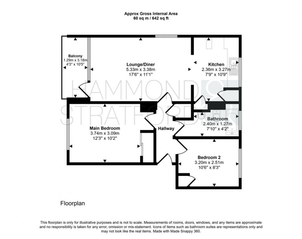Floorplan for Paradise Place, Norwich