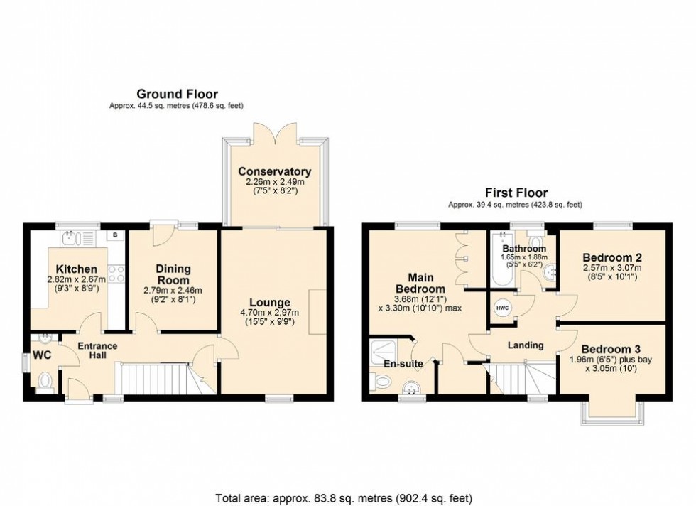 Floorplan for Ambleside, Hethersett