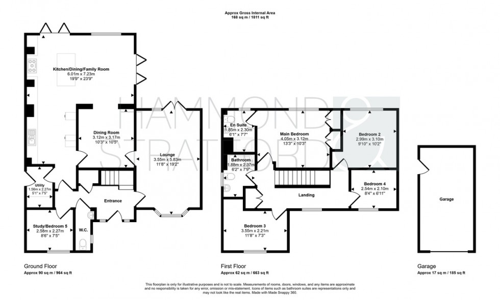 Floorplan for Juniper Close, Cringleford