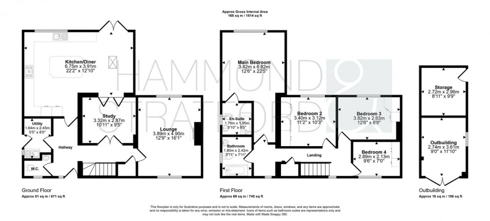 Floorplan for Little Melton Road, Hethersett