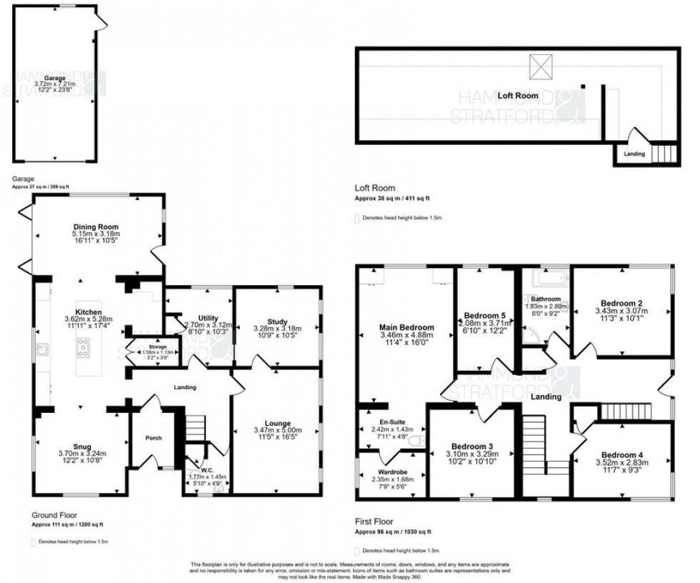 Floorplan for Bluebell Road, Eaton