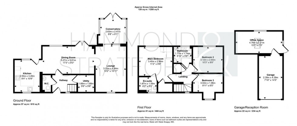 Floorplan for Ambleside, Hethersett