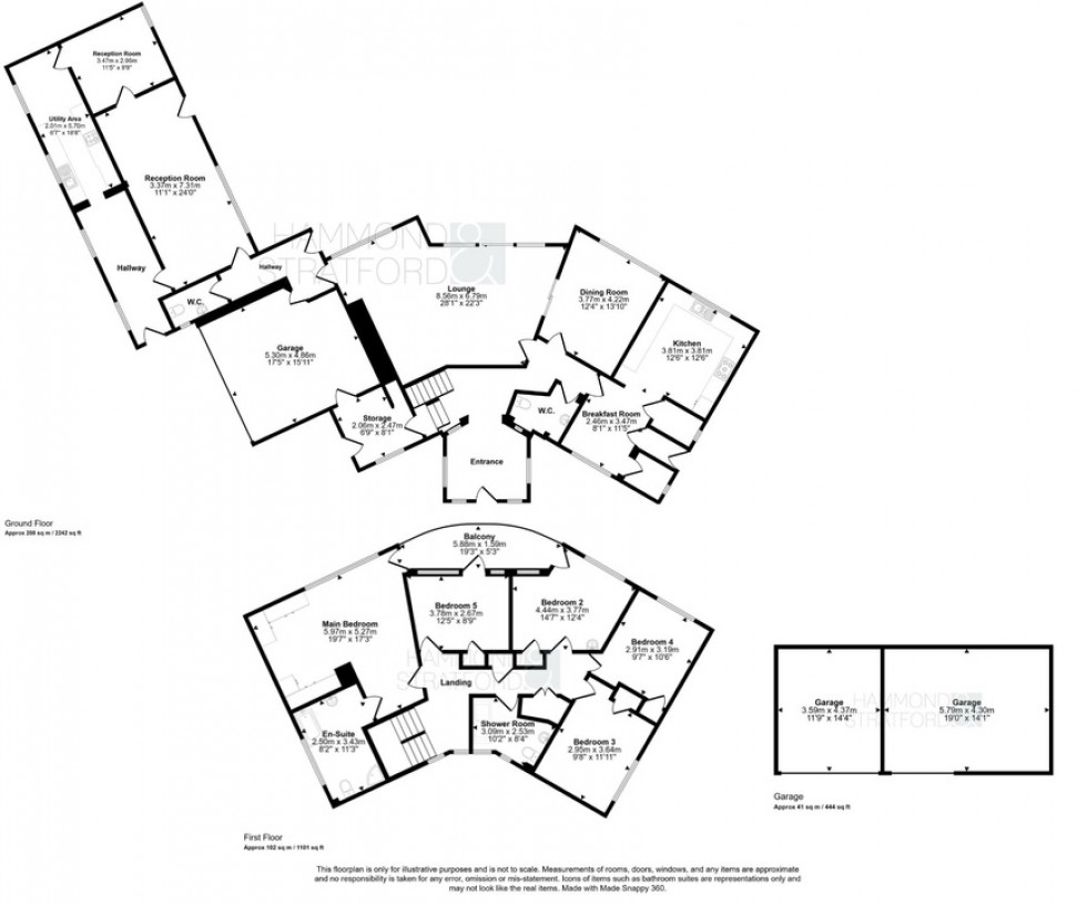 Floorplan for The Common, Swardeston