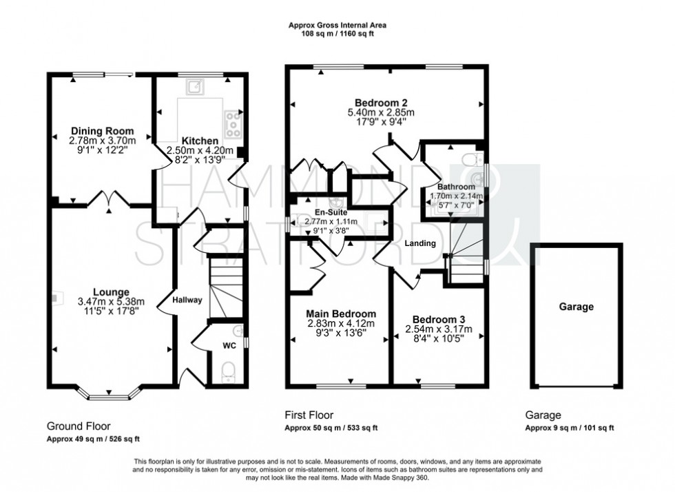 Floorplan for Birch Road, Hethersett