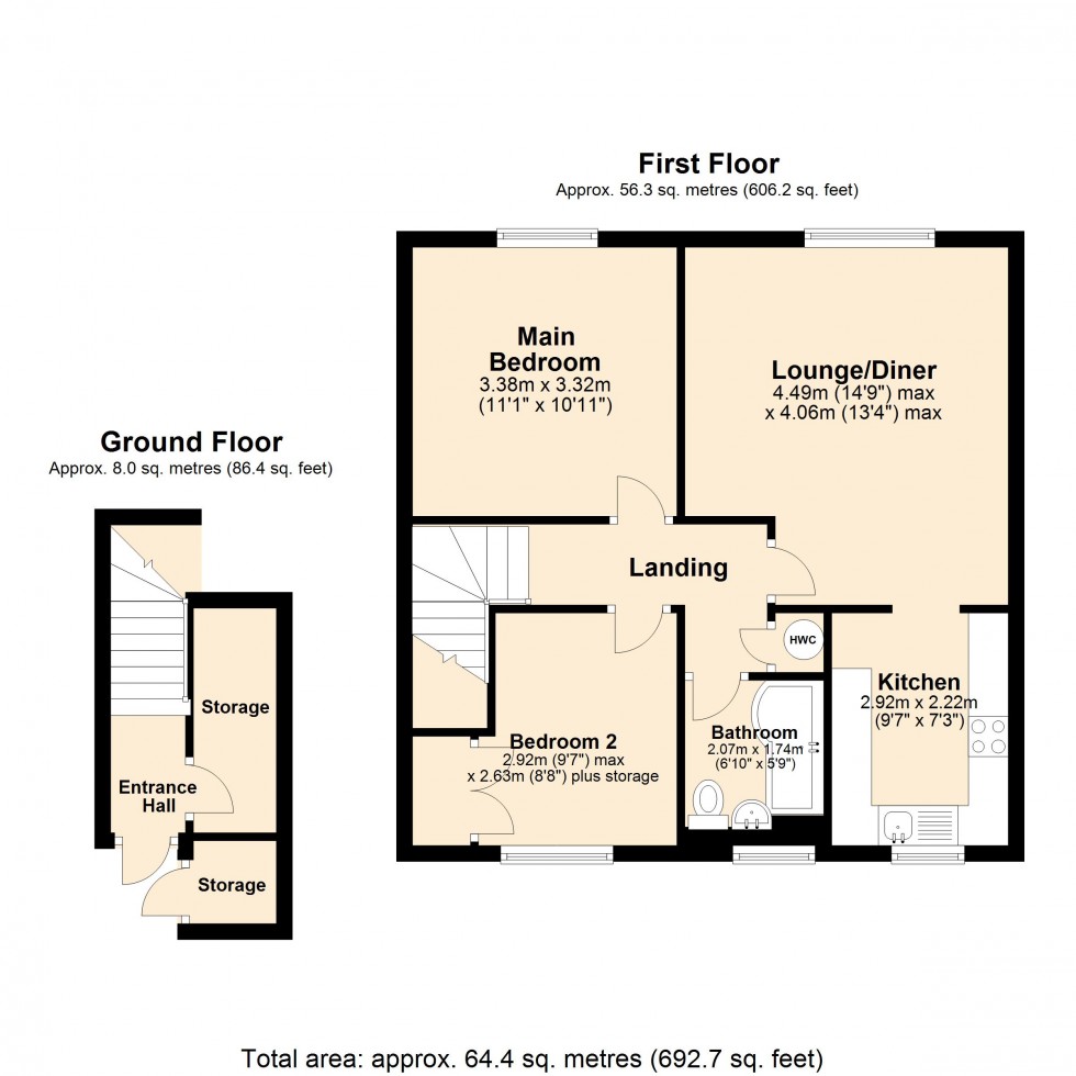 Floorplan for Middleton Court, Wymondham