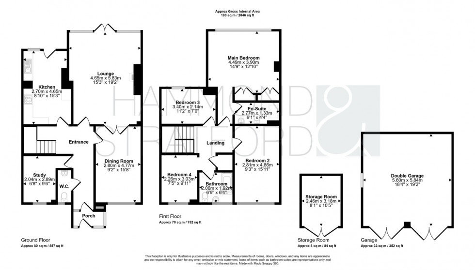 Floorplan for Meadow Farm Drive, Cringleford
