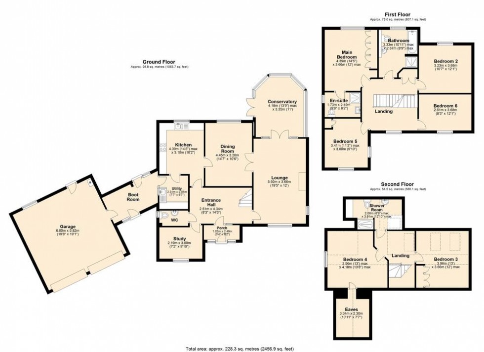 Floorplan for The Old Orchard, Attleborough