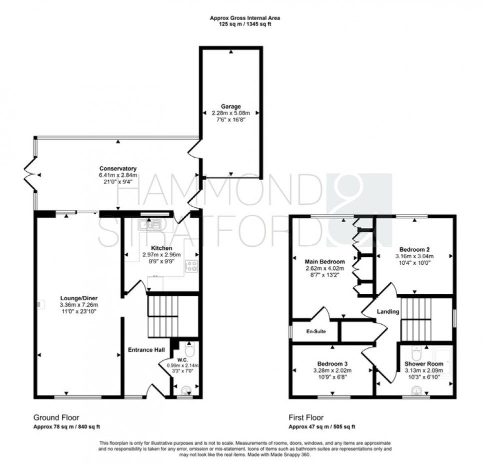 Floorplan for Dereham Road, Scarning
