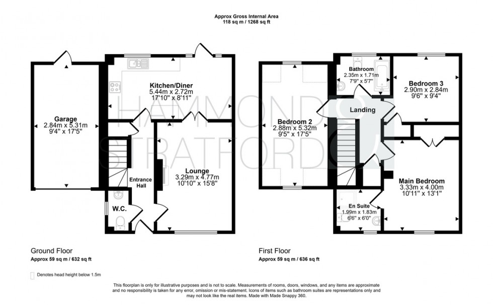Floorplan for Lord Nelson Drive, Costessey