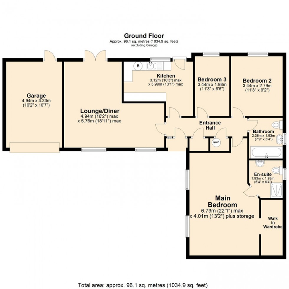 Floorplan for Norwich Road, Besthorpe