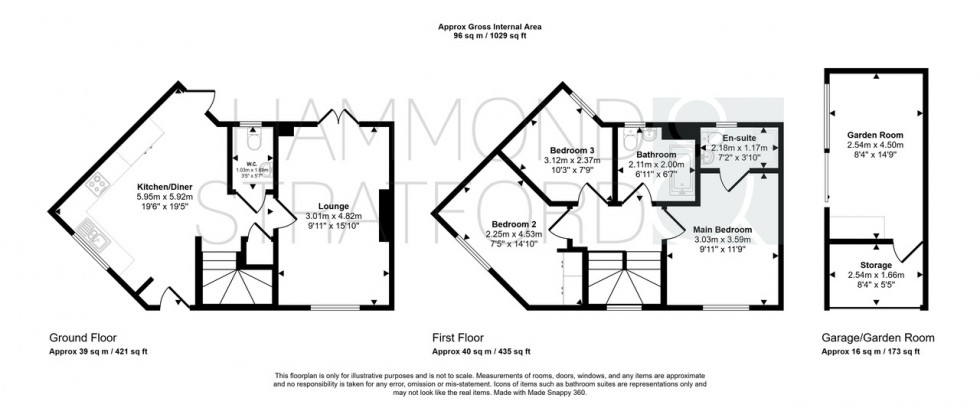Floorplan for Finch Road, Attleborough