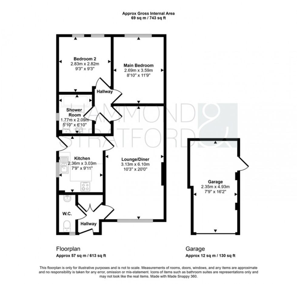 Floorplan for Millway, Wymondham