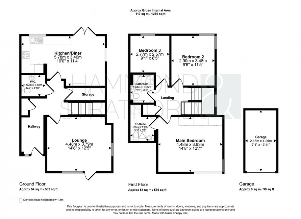Floorplan for Colney Lane, Cringleford