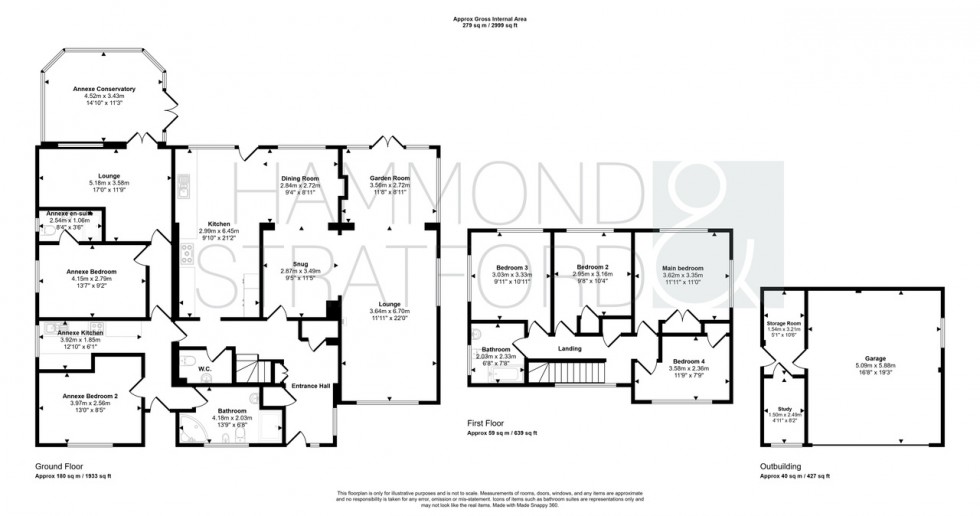 Floorplan for Poorhouse Lane, Bracon Ash