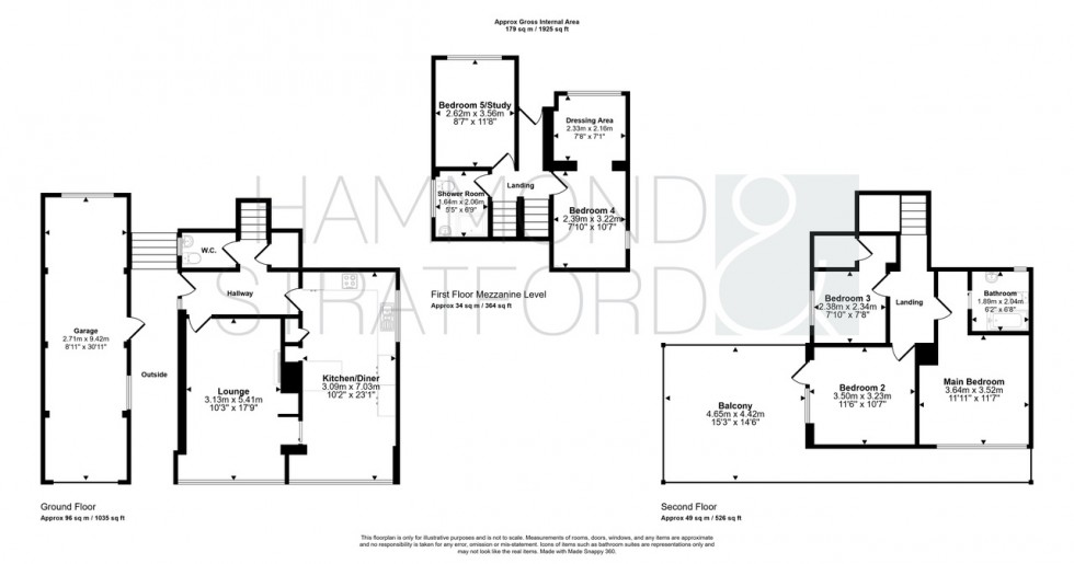 Floorplan for Church Lane, Eaton
