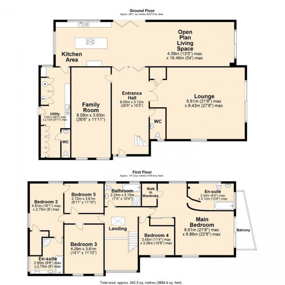 Floorplan for Karen Close, Hethersett