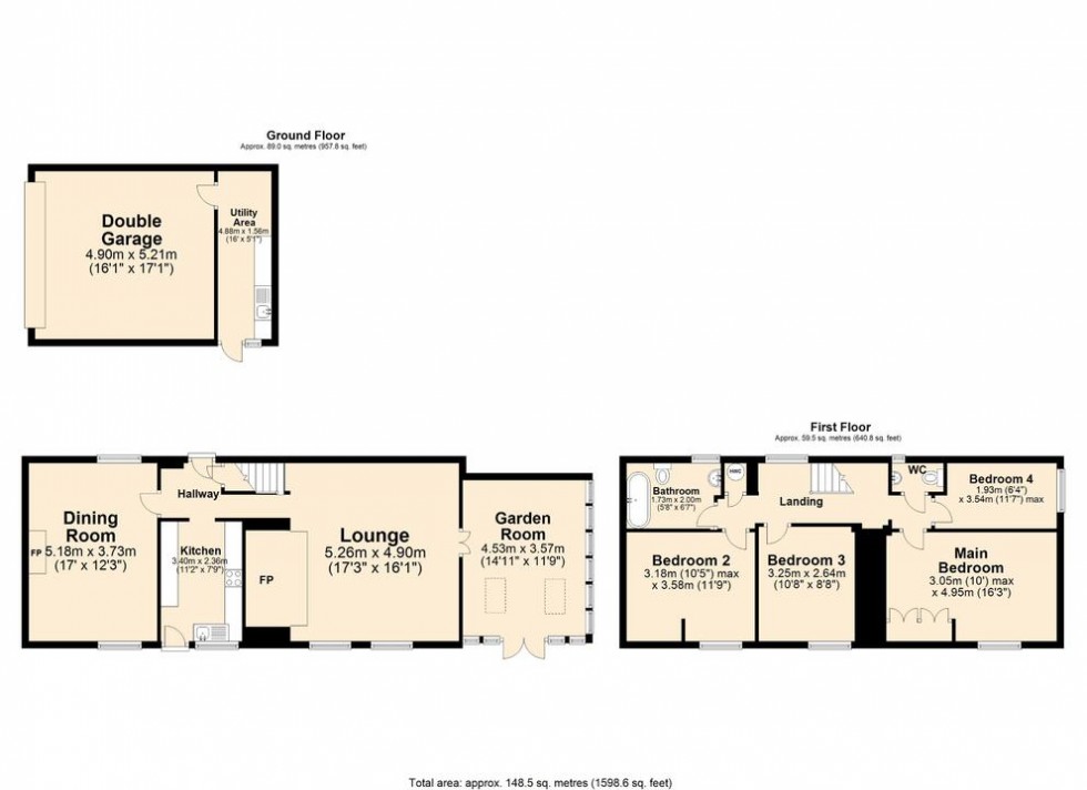 Floorplan for Norwich Road, Tacolneston