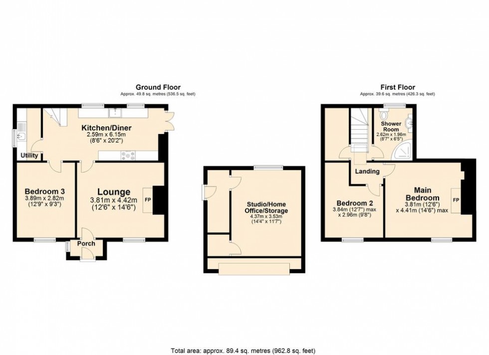 Floorplan for Station Road, Eccles