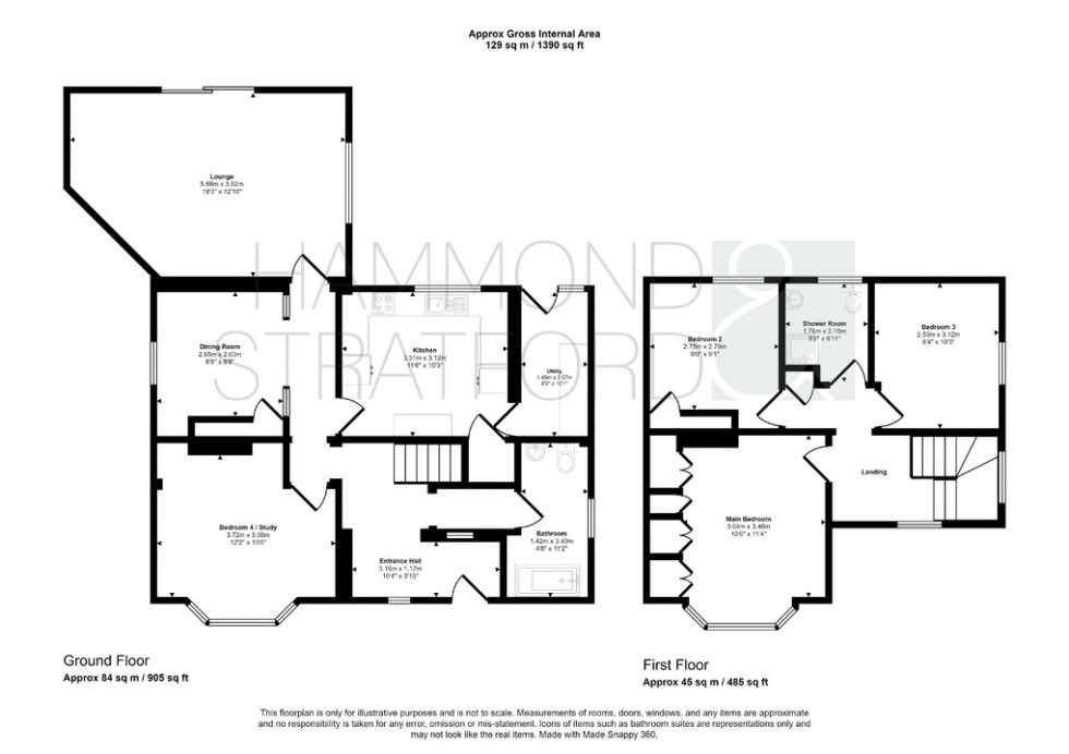 Floorplan for Ketts Oak, Hethersett
