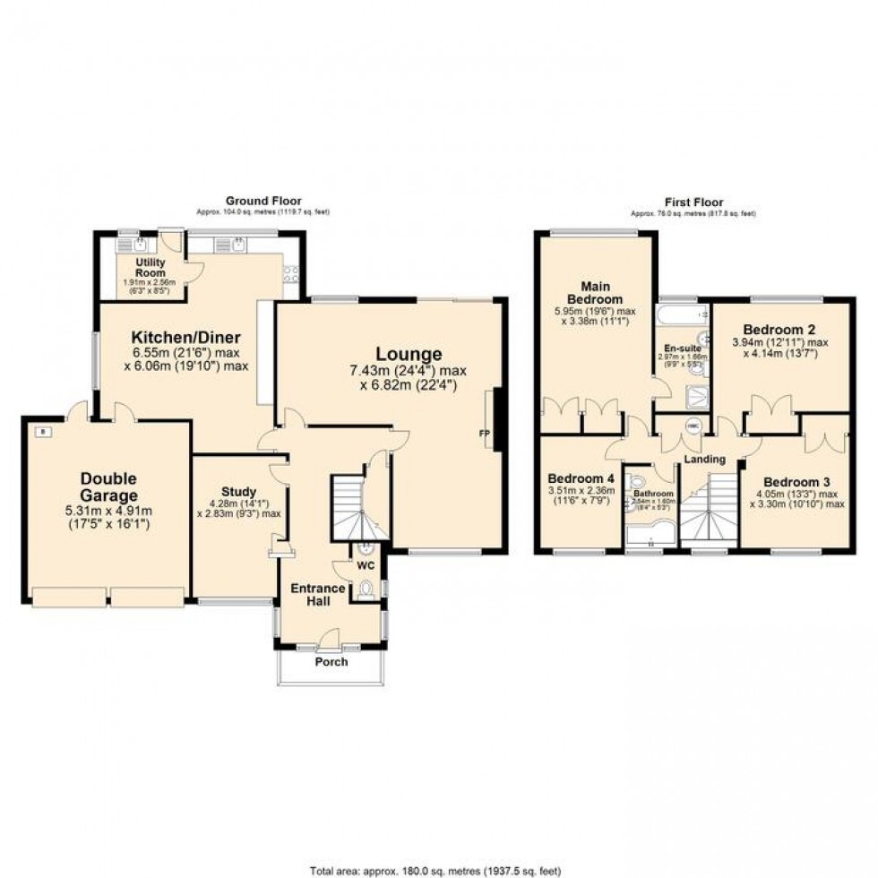 Floorplan for Woodgate, Cringleford