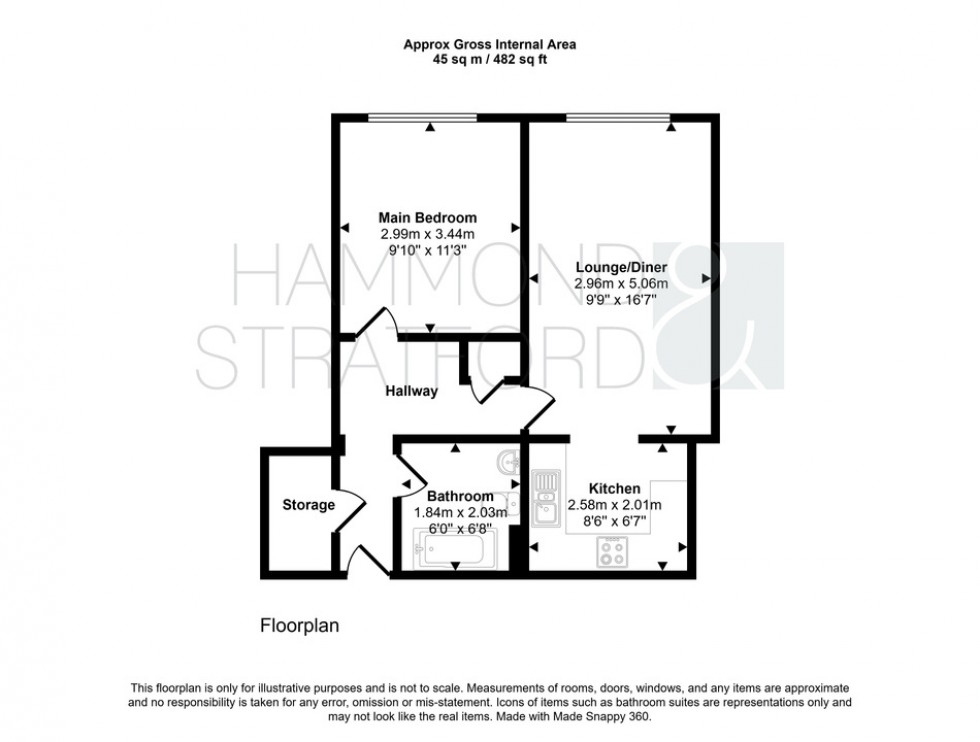 Floorplan for Keswick Hall, Keswick