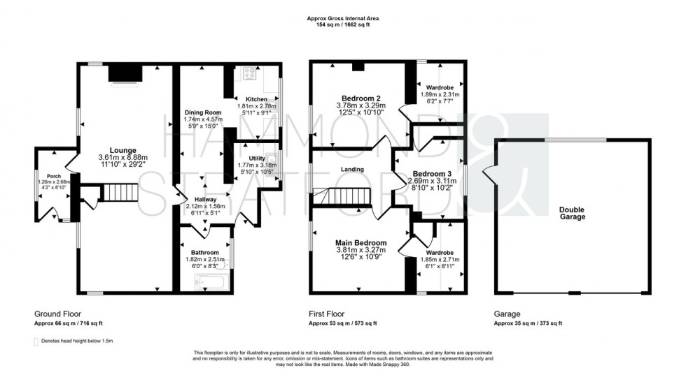 Floorplan for Church Road, Morley St. Botolph