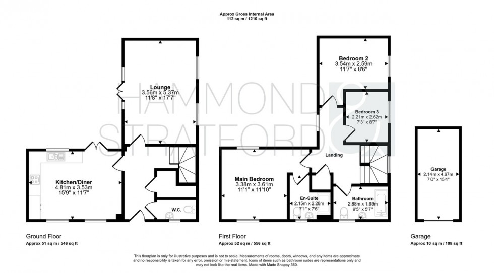 Floorplan for Bennett Crescent, Hethersett