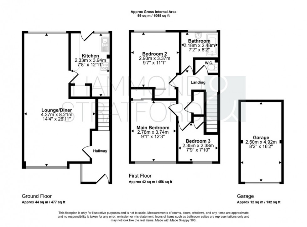 Floorplan for Albury Walk, Eaton
