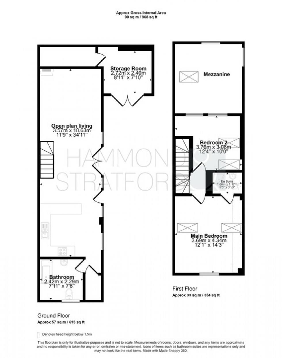 Floorplan for Trory Street, Golden Triangle