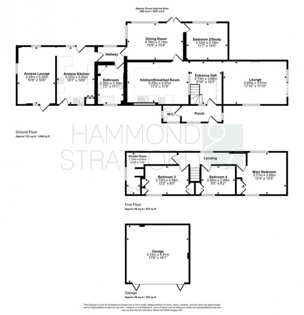 Floorplan for Chapel Road, Bunwell