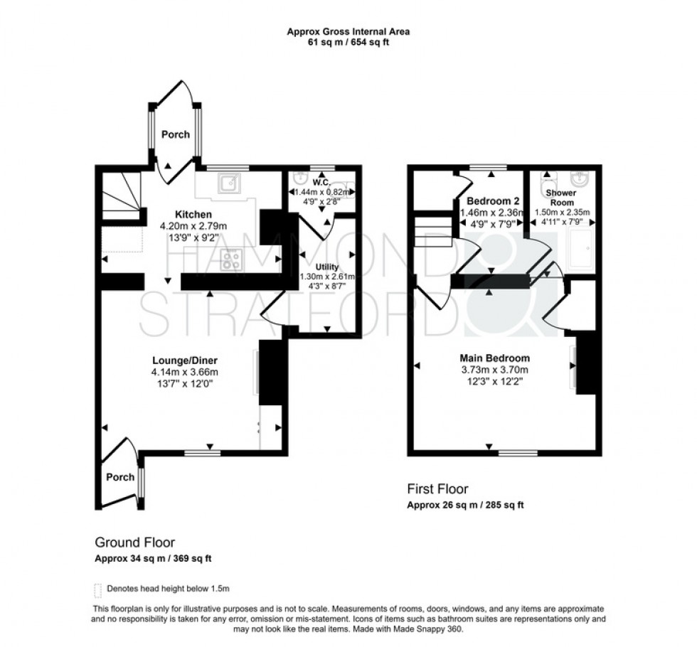 Floorplan for Hingham, Norwich