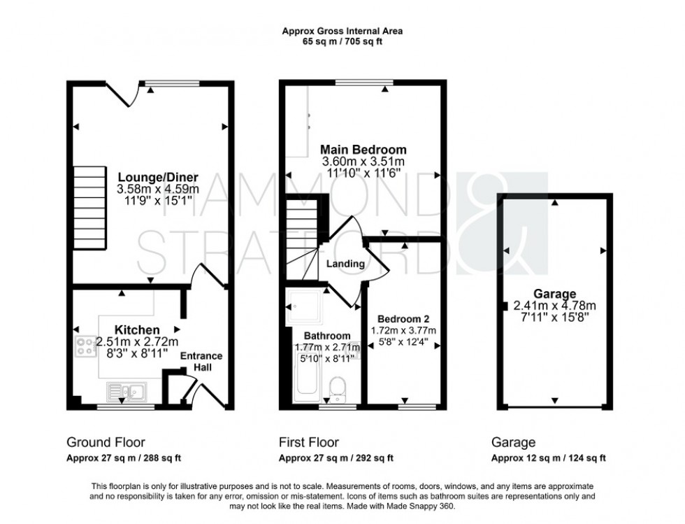 Floorplan for Harman Close, Hethersett
