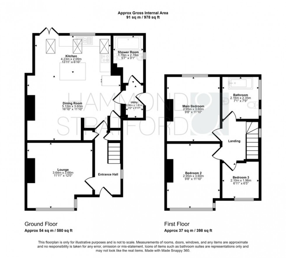 Floorplan for Stratford Drive, Norwich