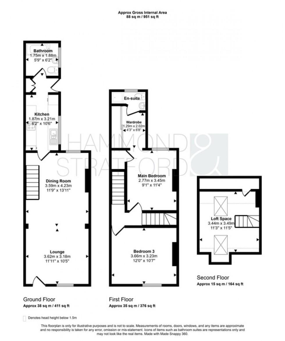 Floorplan for Bury Street, Norwich