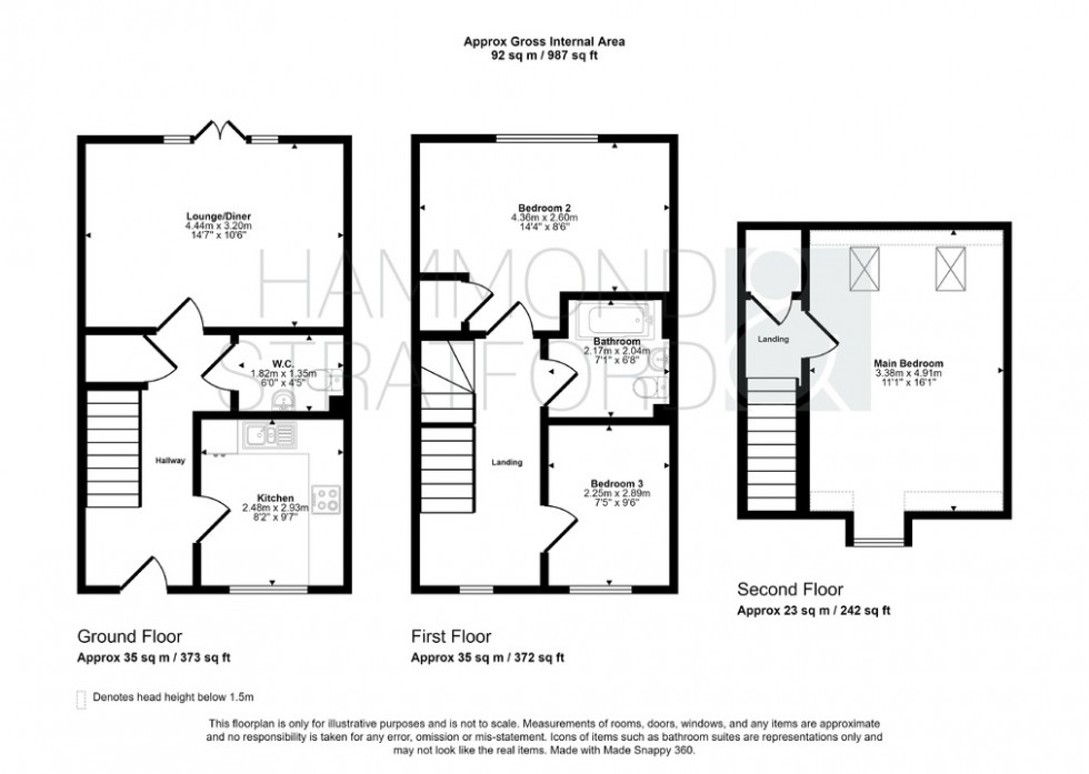 Floorplan for Finch Road, Attleborough
