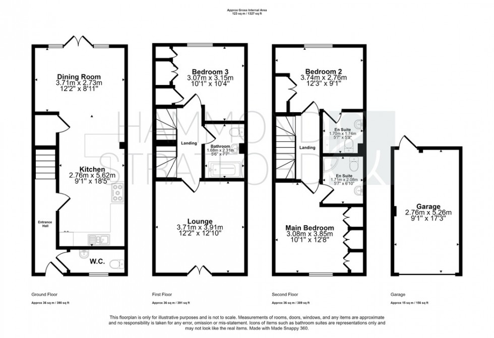 Floorplan for Jasmine Walk, Cringleford