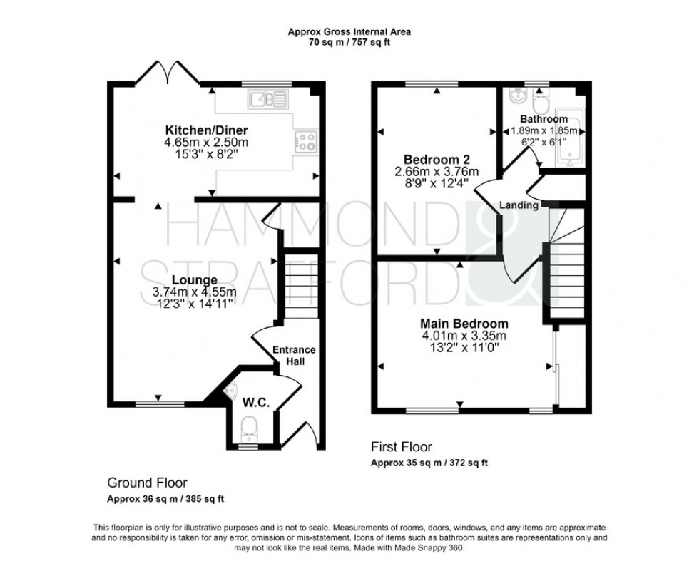 Floorplan for McKee Drive, Tacolneston