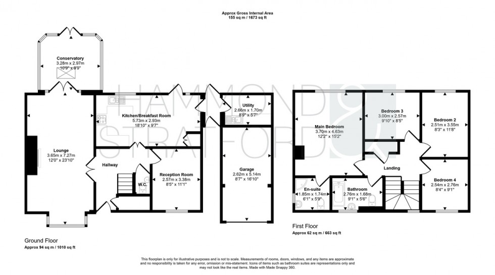 Floorplan for The Rosery, Mulbarton