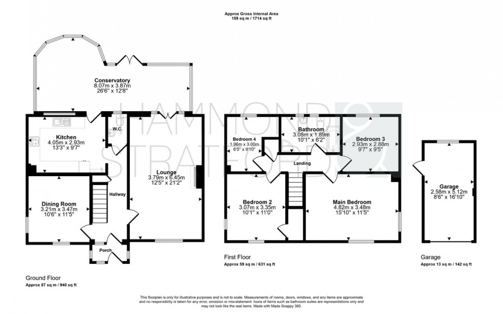 Floorplan for Kenninghall Road, Banham