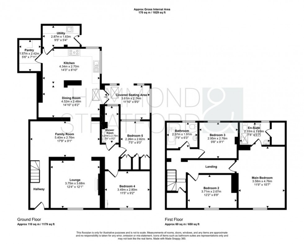Floorplan for Mill Road, Hethersett